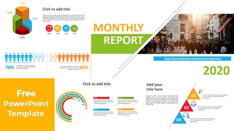 monthly report template ppt